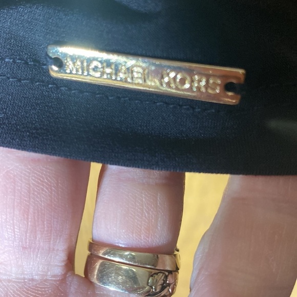 Michael Michael kors shirt open shoulders with bling 3/4 sleeve size medium​​​ - Picture 8 of 9